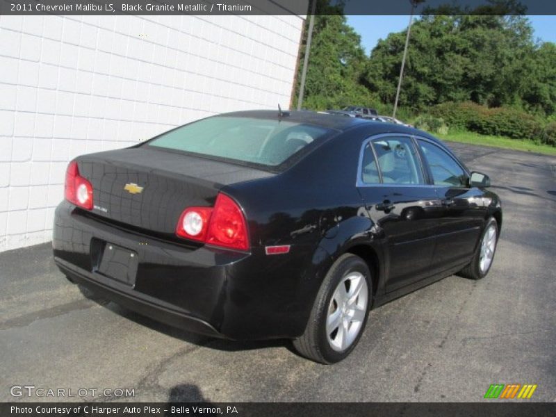 Black Granite Metallic / Titanium 2011 Chevrolet Malibu LS