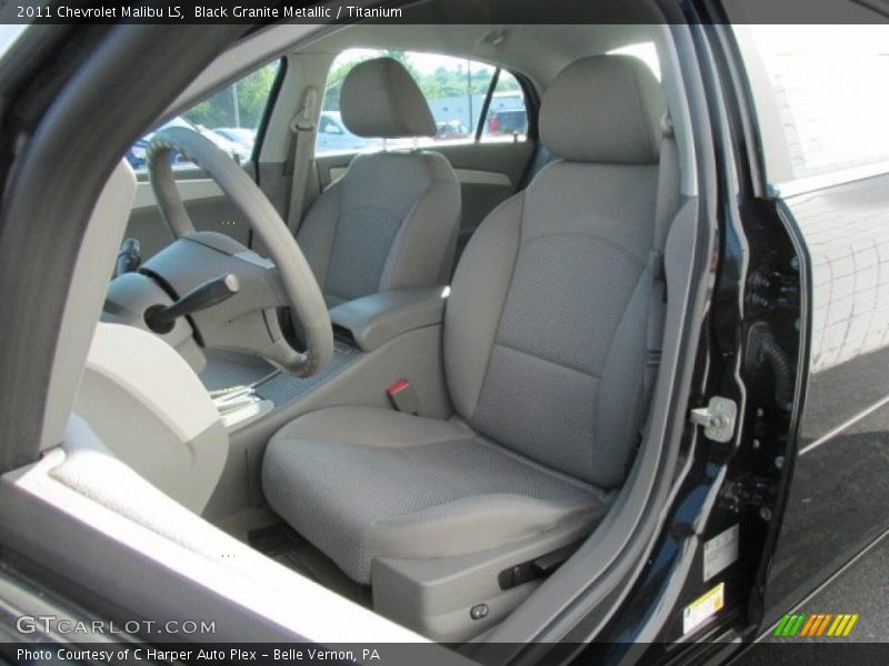 Black Granite Metallic / Titanium 2011 Chevrolet Malibu LS