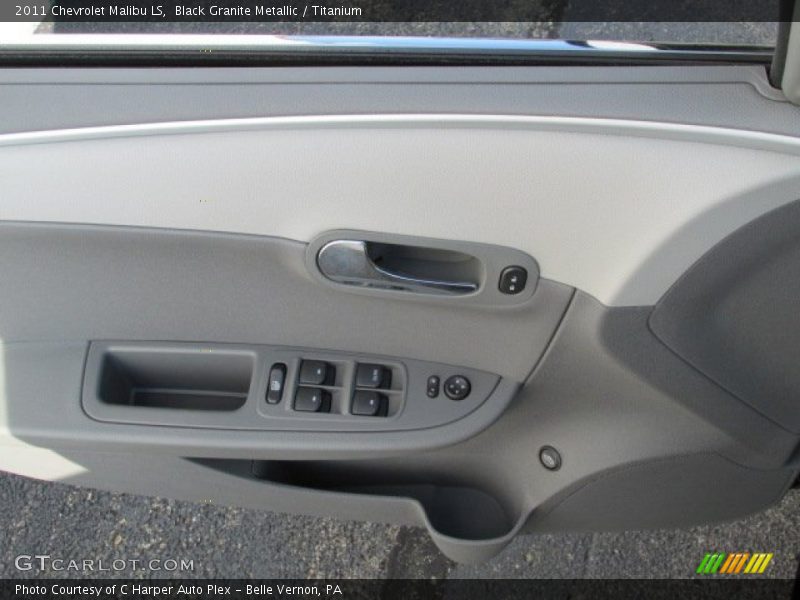 Black Granite Metallic / Titanium 2011 Chevrolet Malibu LS
