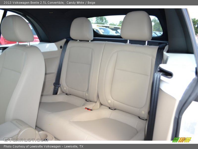 Candy White / Beige 2013 Volkswagen Beetle 2.5L Convertible
