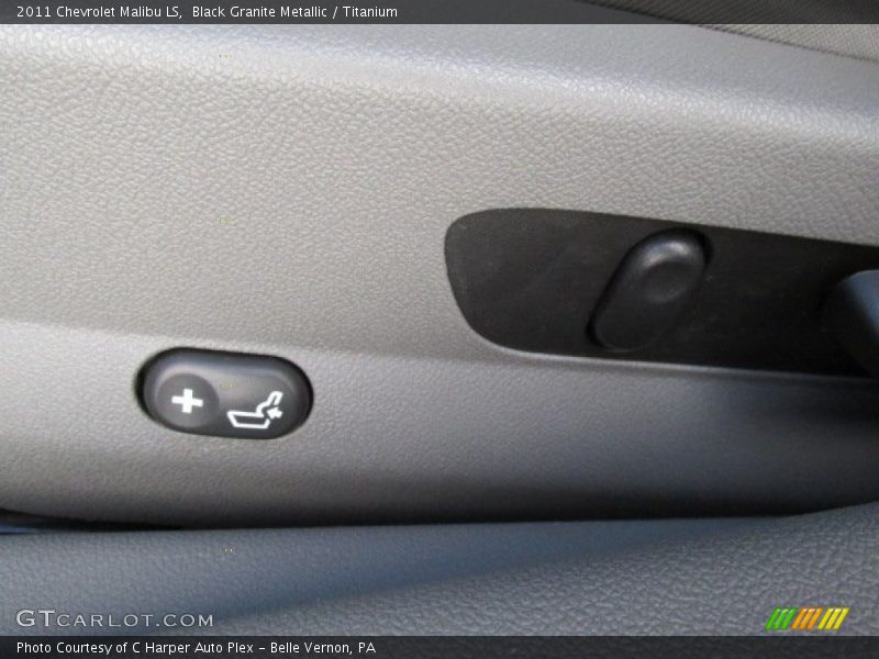 Black Granite Metallic / Titanium 2011 Chevrolet Malibu LS