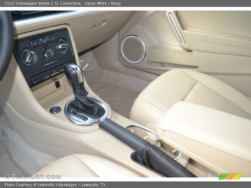 Candy White / Beige 2013 Volkswagen Beetle 2.5L Convertible