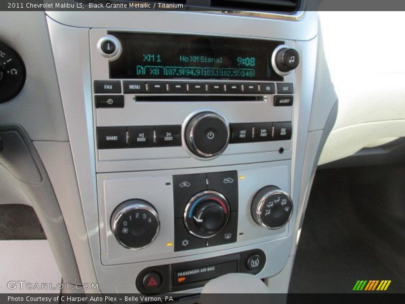 Black Granite Metallic / Titanium 2011 Chevrolet Malibu LS