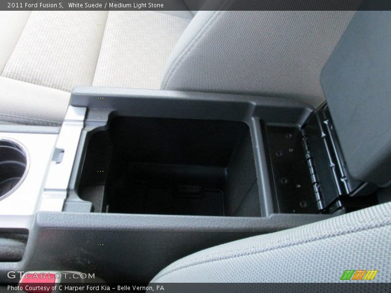 White Suede / Medium Light Stone 2011 Ford Fusion S