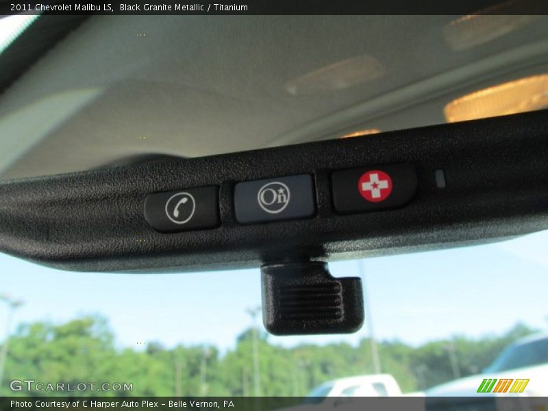 Black Granite Metallic / Titanium 2011 Chevrolet Malibu LS