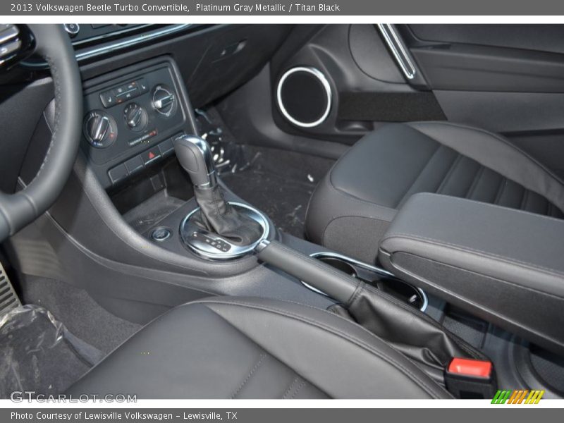 Platinum Gray Metallic / Titan Black 2013 Volkswagen Beetle Turbo Convertible