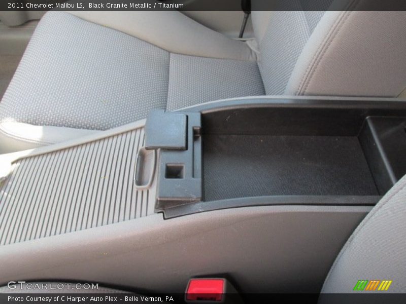 Black Granite Metallic / Titanium 2011 Chevrolet Malibu LS