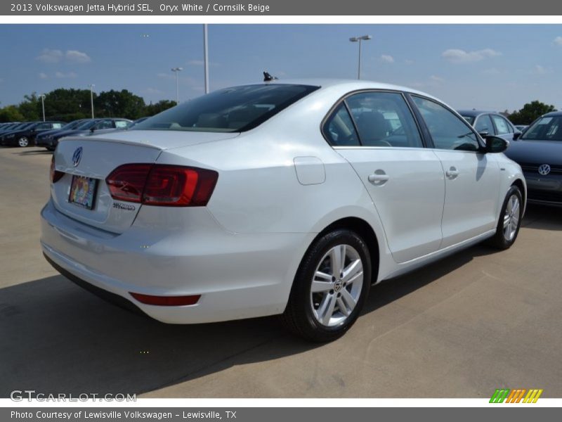 Oryx White / Cornsilk Beige 2013 Volkswagen Jetta Hybrid SEL