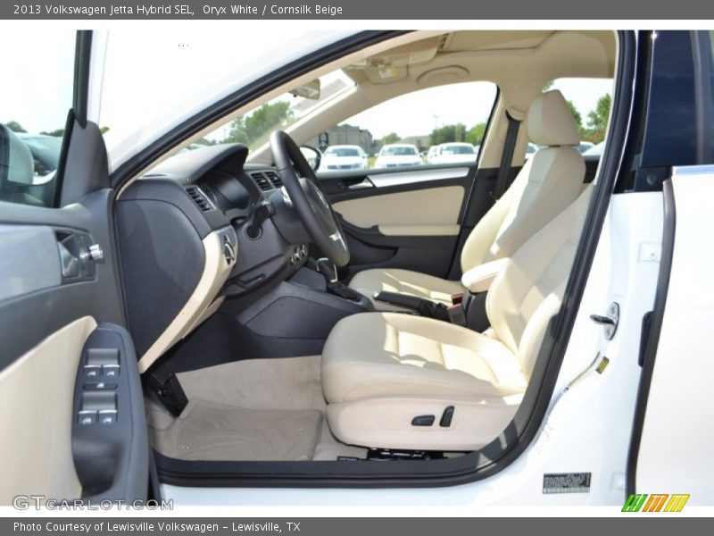 Oryx White / Cornsilk Beige 2013 Volkswagen Jetta Hybrid SEL