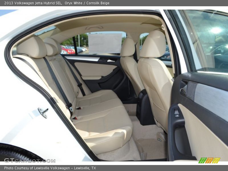 Oryx White / Cornsilk Beige 2013 Volkswagen Jetta Hybrid SEL