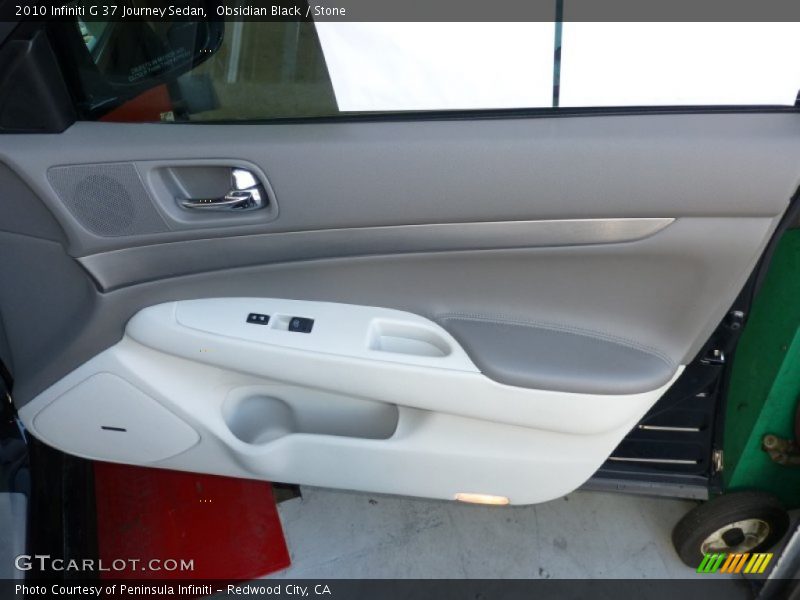 Obsidian Black / Stone 2010 Infiniti G 37 Journey Sedan