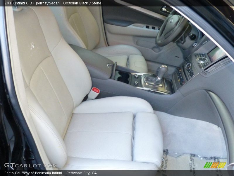 Obsidian Black / Stone 2010 Infiniti G 37 Journey Sedan