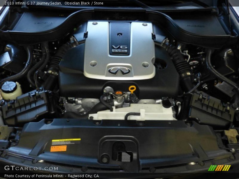 Obsidian Black / Stone 2010 Infiniti G 37 Journey Sedan