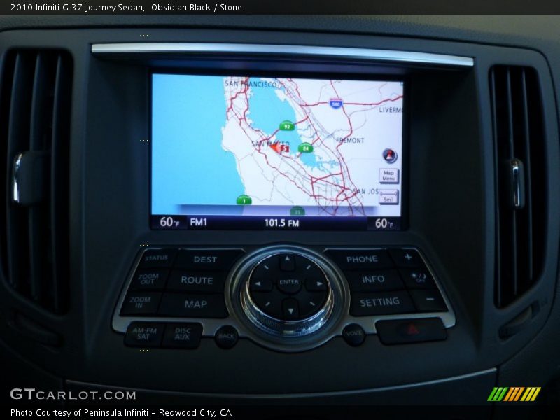 Obsidian Black / Stone 2010 Infiniti G 37 Journey Sedan