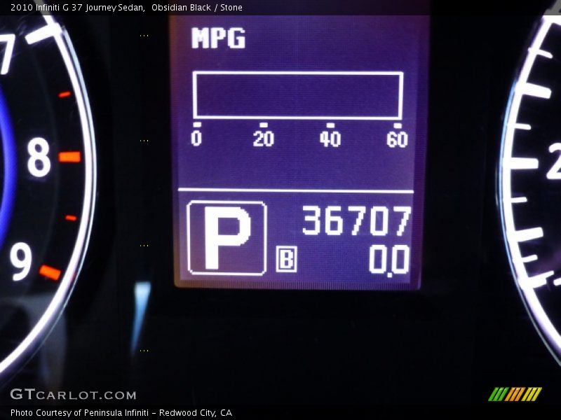 Obsidian Black / Stone 2010 Infiniti G 37 Journey Sedan
