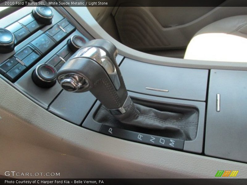 White Suede Metallic / Light Stone 2010 Ford Taurus SEL