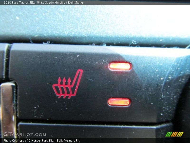 White Suede Metallic / Light Stone 2010 Ford Taurus SEL