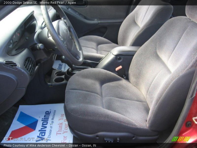 Inferno Red Pearl / Agate 2000 Dodge Stratus SE