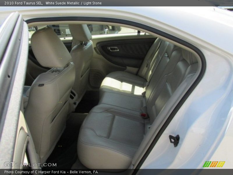 White Suede Metallic / Light Stone 2010 Ford Taurus SEL