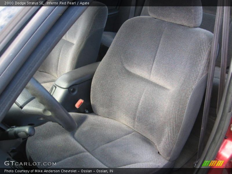 Inferno Red Pearl / Agate 2000 Dodge Stratus SE