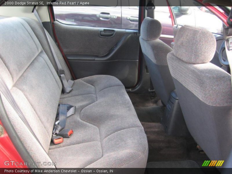 Inferno Red Pearl / Agate 2000 Dodge Stratus SE