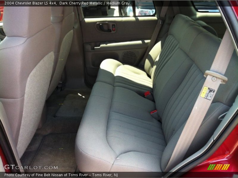 Dark Cherry Red Metallic / Medium Gray 2004 Chevrolet Blazer LS 4x4