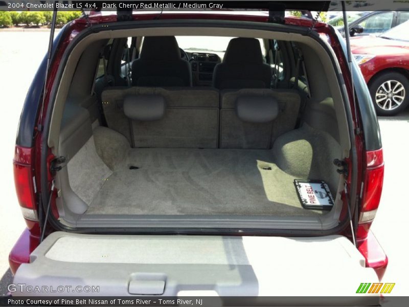 Dark Cherry Red Metallic / Medium Gray 2004 Chevrolet Blazer LS 4x4