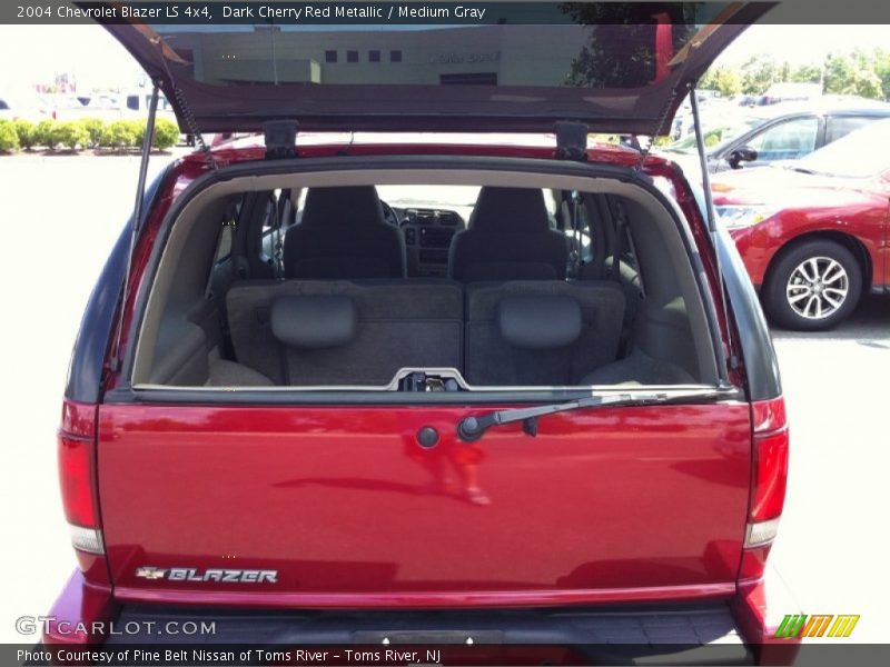 Dark Cherry Red Metallic / Medium Gray 2004 Chevrolet Blazer LS 4x4