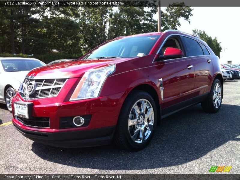 Crystal Red Tintcoat / Shale/Ebony 2012 Cadillac SRX Performance