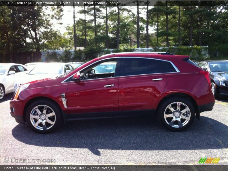 Crystal Red Tintcoat / Shale/Ebony 2012 Cadillac SRX Performance