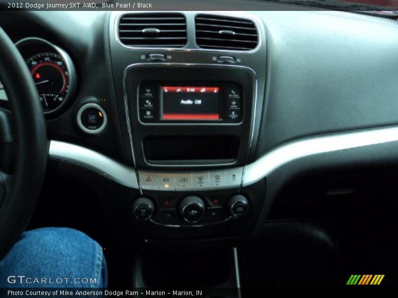 Blue Pearl / Black 2012 Dodge Journey SXT AWD