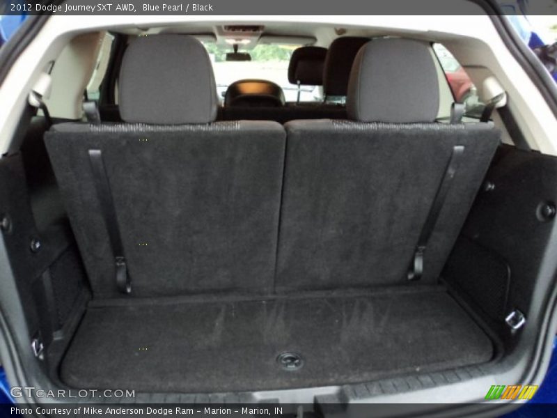 Blue Pearl / Black 2012 Dodge Journey SXT AWD