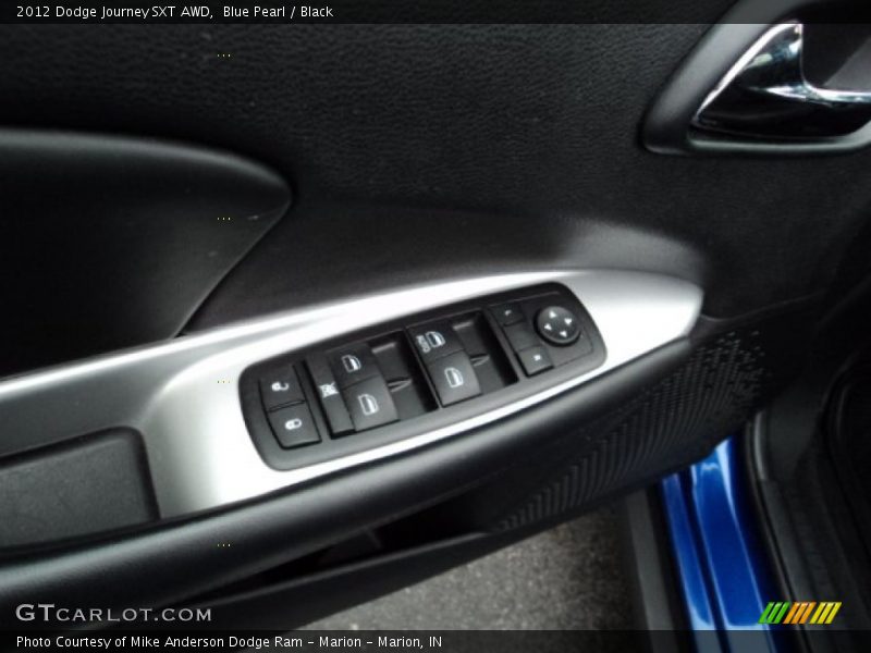 Blue Pearl / Black 2012 Dodge Journey SXT AWD