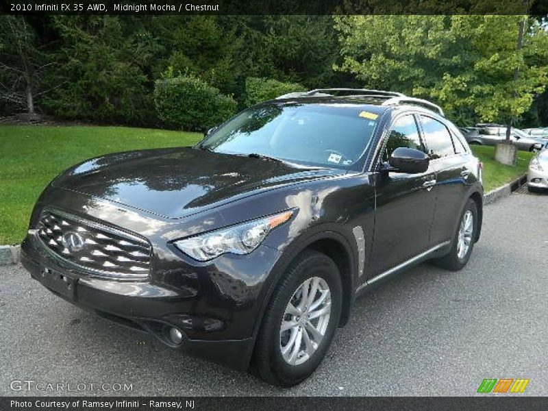 Midnight Mocha / Chestnut 2010 Infiniti FX 35 AWD