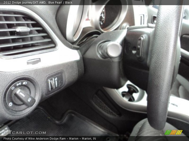 Blue Pearl / Black 2012 Dodge Journey SXT AWD