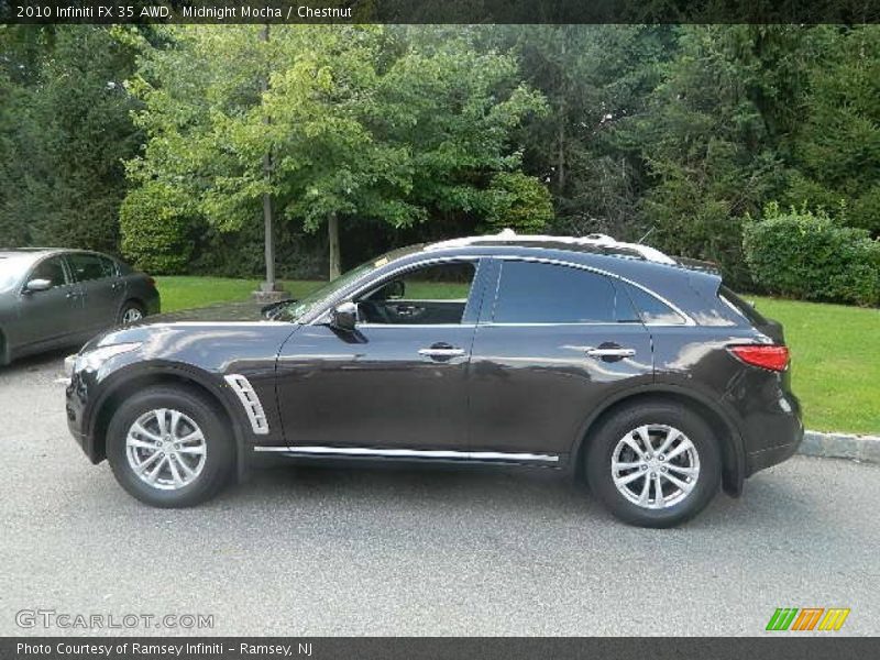 Midnight Mocha / Chestnut 2010 Infiniti FX 35 AWD