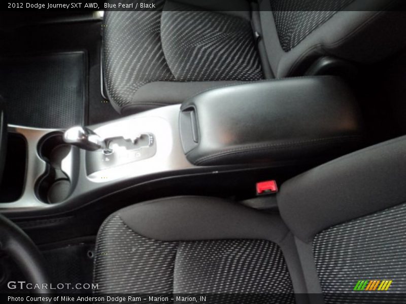 Blue Pearl / Black 2012 Dodge Journey SXT AWD