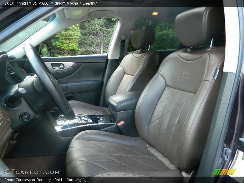 Midnight Mocha / Chestnut 2010 Infiniti FX 35 AWD