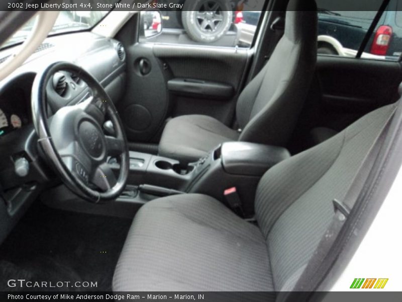 Stone White / Dark Slate Gray 2002 Jeep Liberty Sport 4x4
