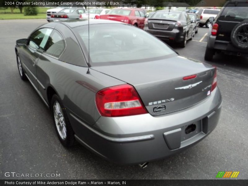 Graphite Metallic / Black 2004 Chrysler Sebring Limited Coupe