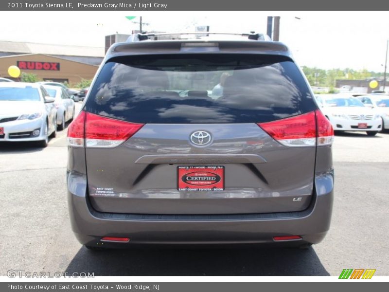 Predawn Gray Mica / Light Gray 2011 Toyota Sienna LE