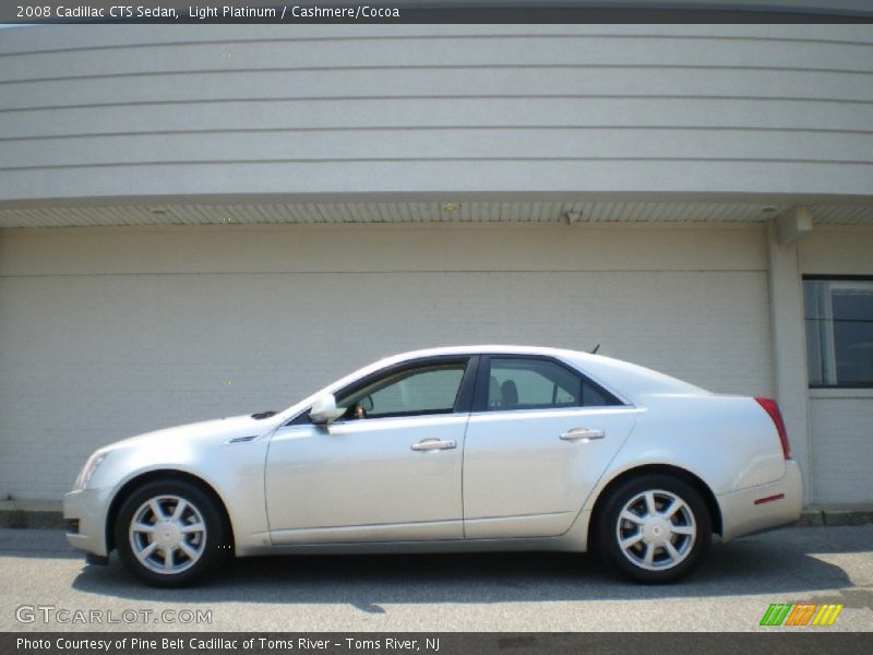 Light Platinum / Cashmere/Cocoa 2008 Cadillac CTS Sedan