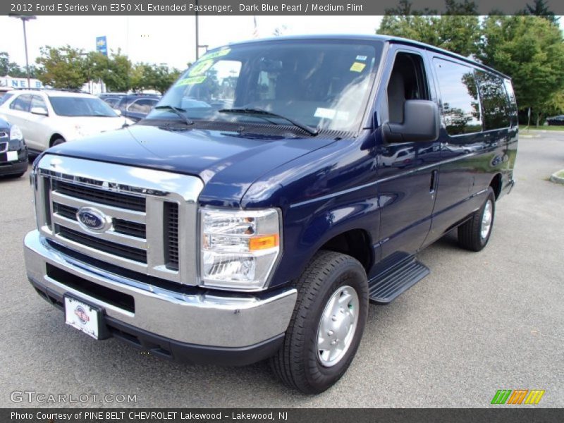 Front 3/4 View of 2012 E Series Van E350 XL Extended Passenger