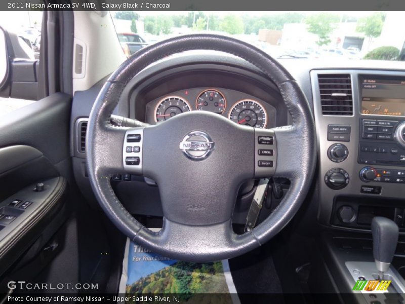 Galaxy Black / Charcoal 2011 Nissan Armada SV 4WD