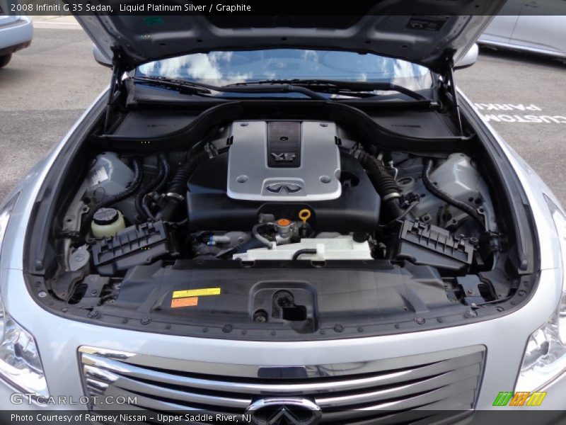 Liquid Platinum Silver / Graphite 2008 Infiniti G 35 Sedan