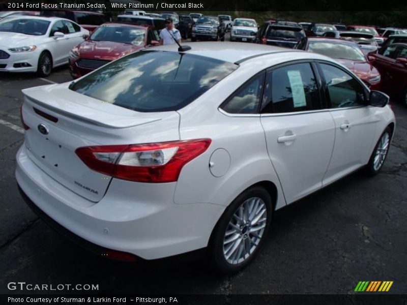  2014 Focus Titanium Sedan White Platinum