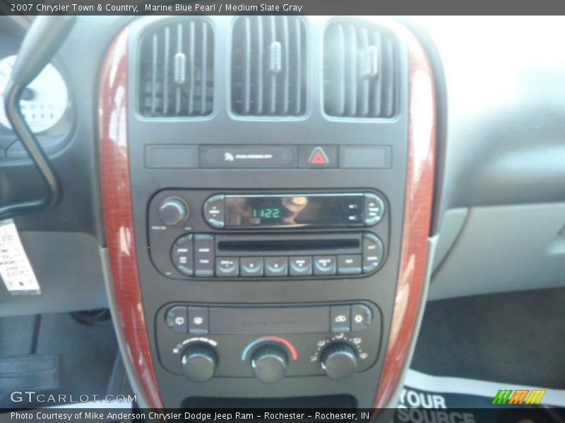 Marine Blue Pearl / Medium Slate Gray 2007 Chrysler Town & Country