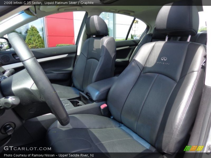 Liquid Platinum Silver / Graphite 2008 Infiniti G 35 Sedan