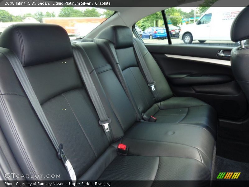 Liquid Platinum Silver / Graphite 2008 Infiniti G 35 Sedan