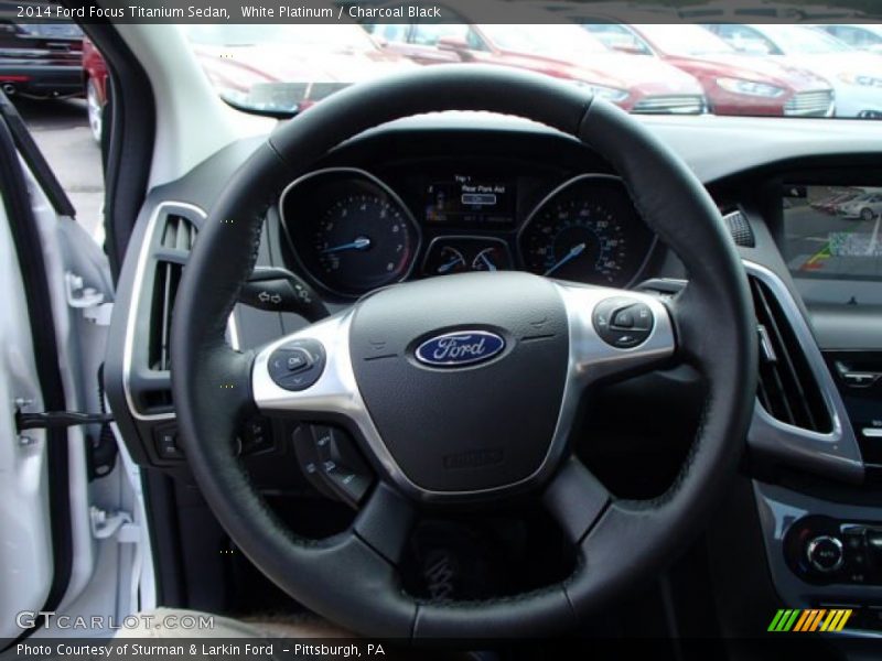  2014 Focus Titanium Sedan Steering Wheel